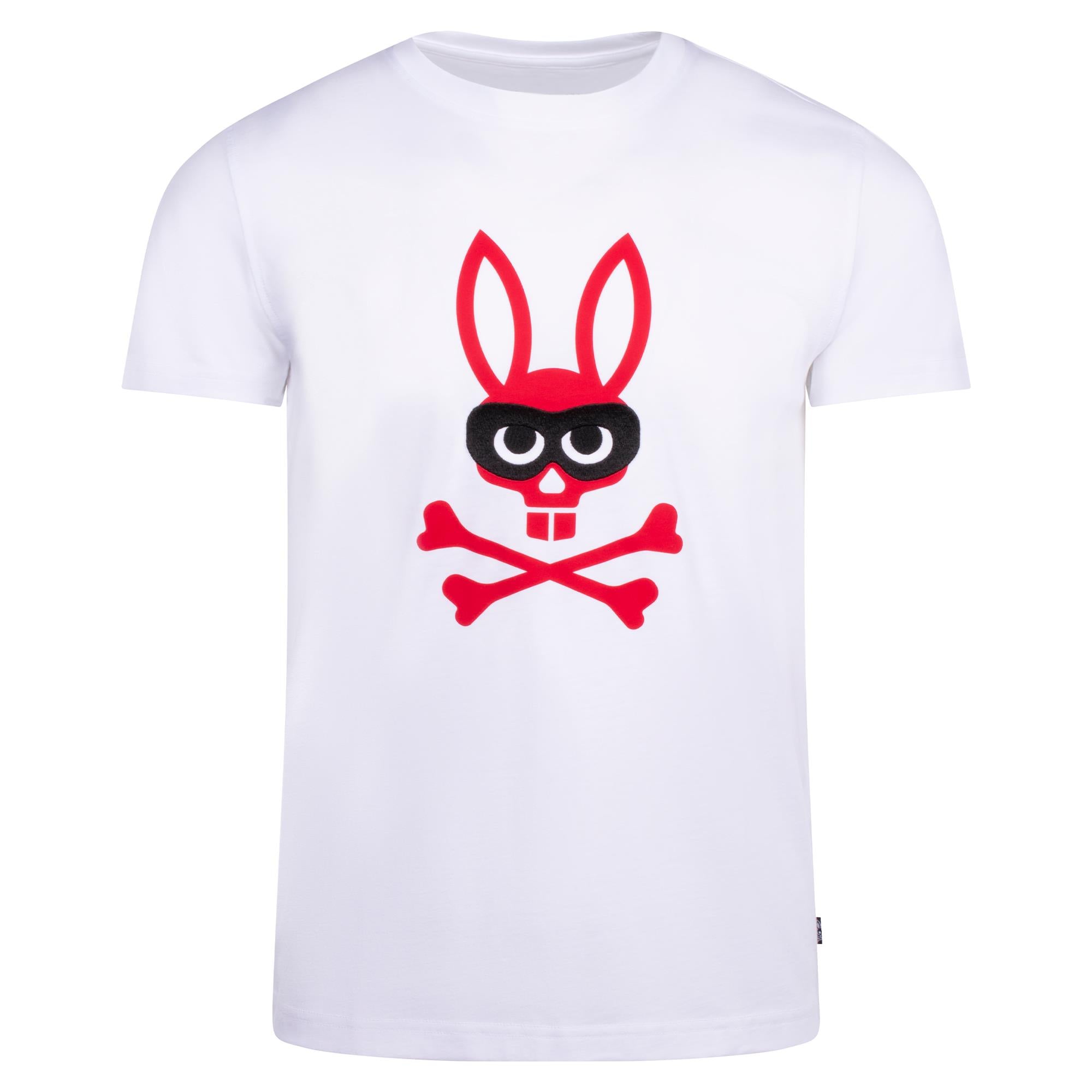 Psycho Bunny Mischief Graphic Tee White